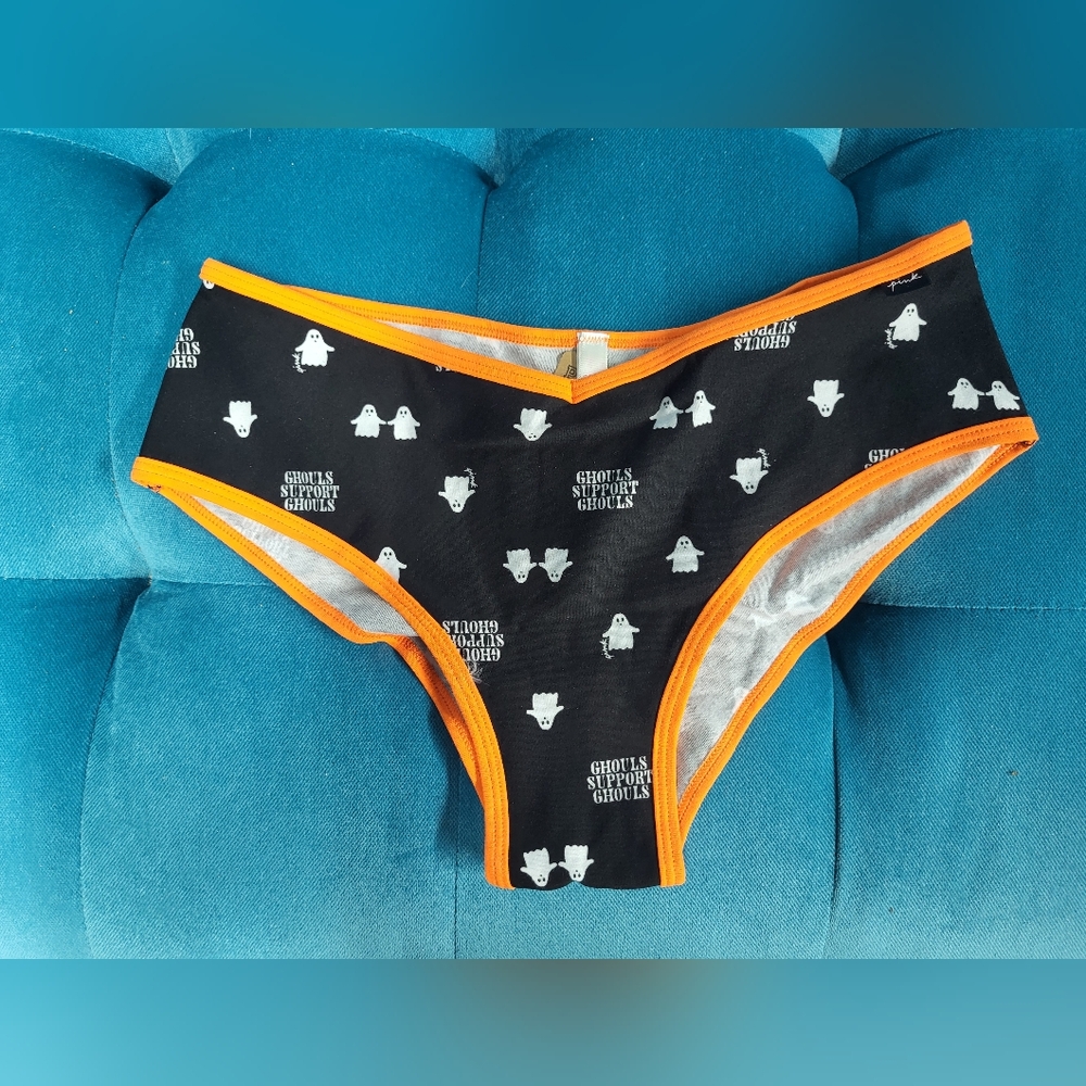 Victoria Secret PINK halloween Ghost Ghouls support Ghouls panty